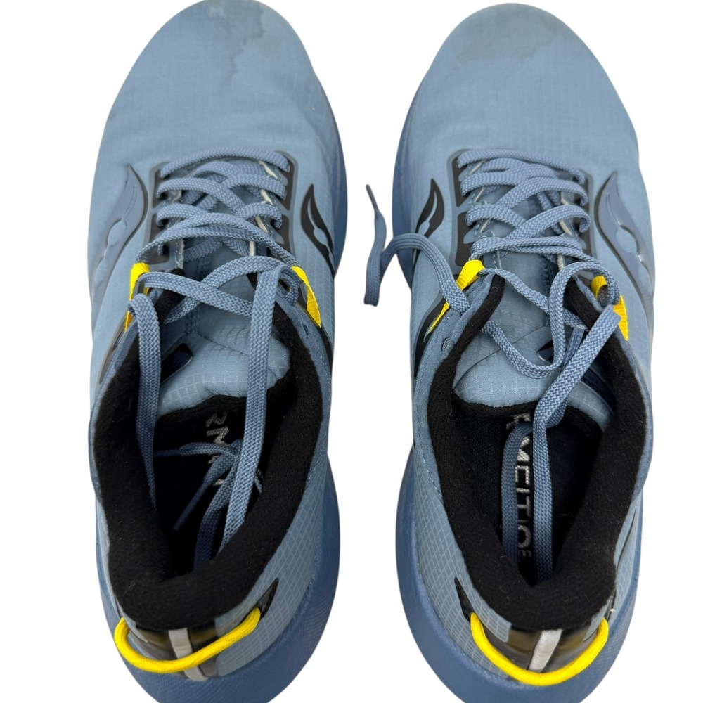 Saucony Triumph 21 Runshield Murk Waterproof Men's Running Shoes 8.5 - Picture 3 of 9